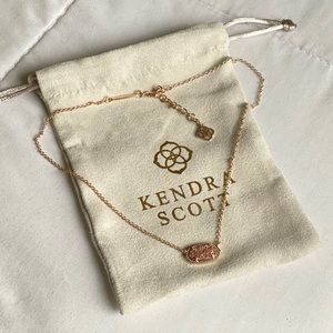 Like New Kendra Scott Rose Gold Elisa Necklace